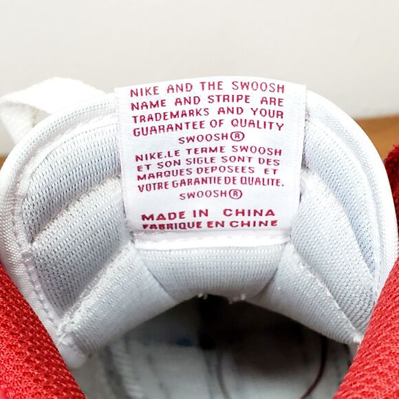 NIKE Air Jordan 1 Retro High OG Sneakers Running Shoes White Varsity Red SZ 5.5 - Picture 8 of 12